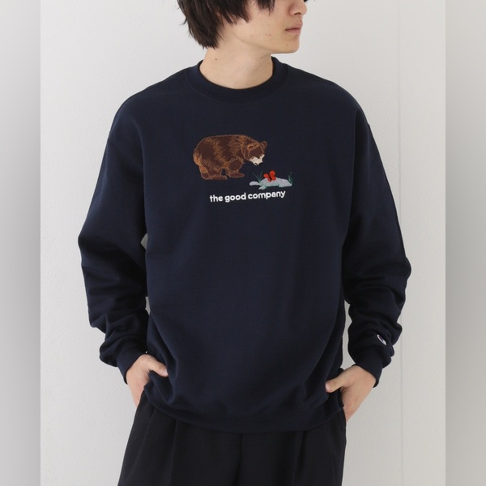 Champion x The Good‎ Company Bear Crewneck Sweater.